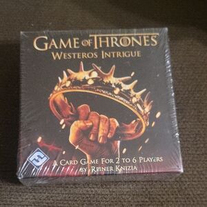 Game Of Throne Westeros Intrigue Card Game - Black and Gold Edition